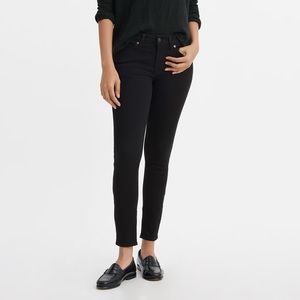 Levi’s 711 Skinny Jeans, Soft Black, Size 29